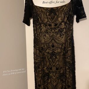Elegant Black Lace Dress